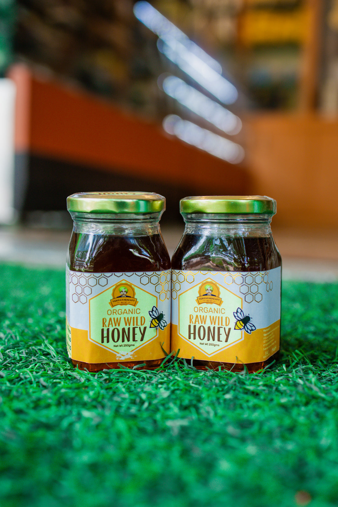 🌿Natural Tulsi Honey – Organic Raw Wild Honey 250g x 2 (Combo Pack 500g)