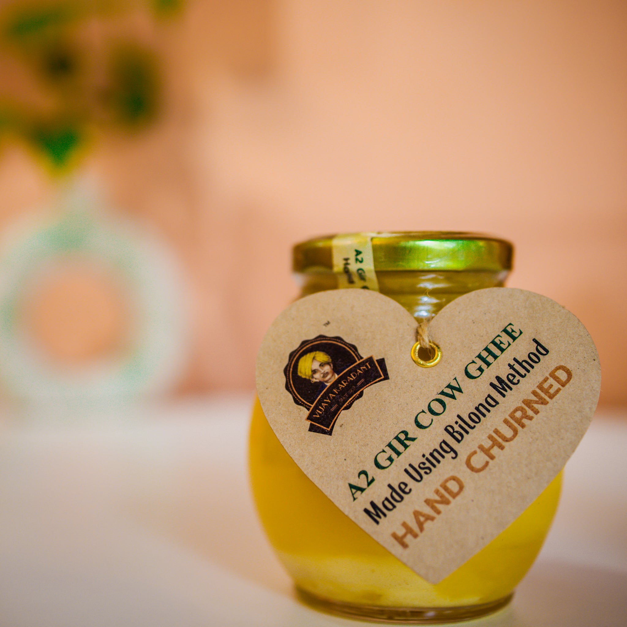 A2 Gir Cow Ghee – Hand Churned Bilona Method (250g x 2 Combo Pack | 500g Total)