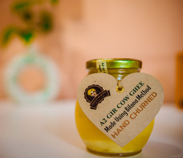 A2 Gir Cow Ghee – Hand Churned Bilona Method (250g x 2 Combo Pack | 500g Total)